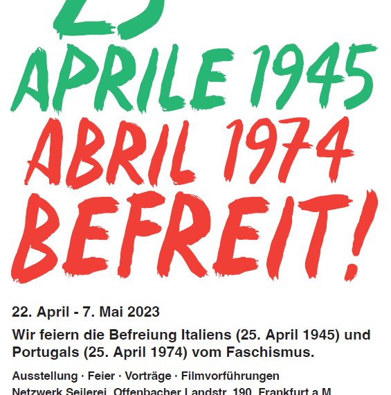 BEFREIT! 25. APRIL IN FRANKFURT