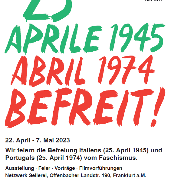 BEFREIT! 25. APRIL IN FRANKFURT