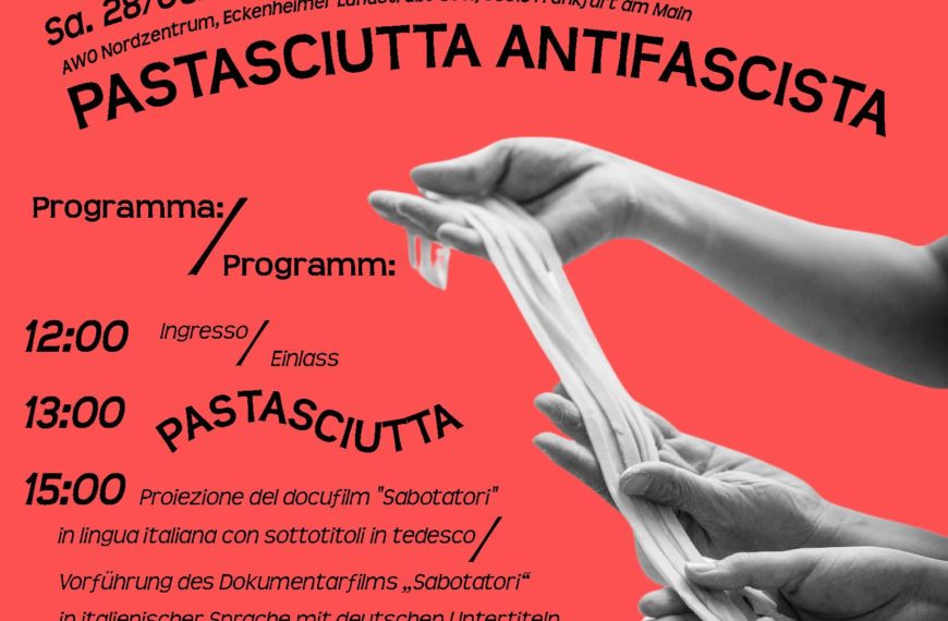 Pastasciutta antifascista a Francoforte