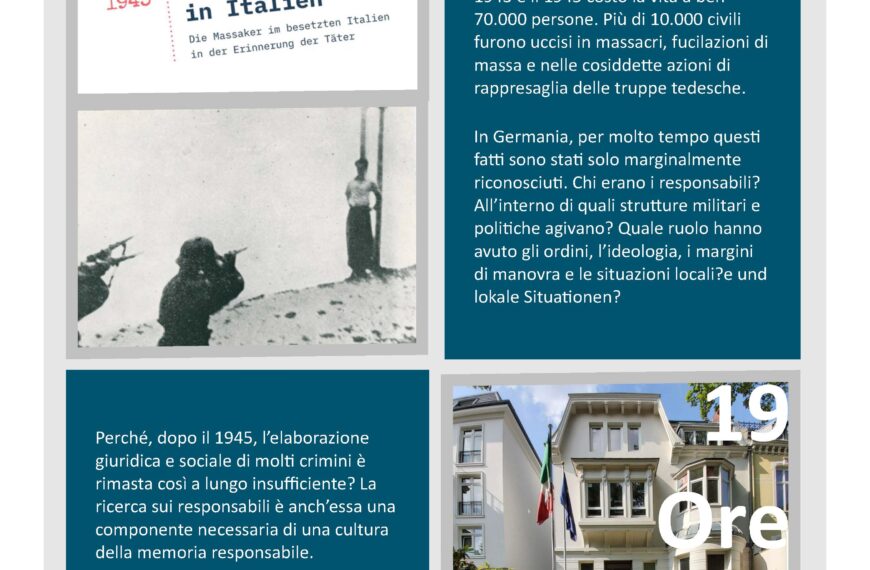 I massacri nell’Italia occupata nella memoria dei responsabili, 1943-1945
